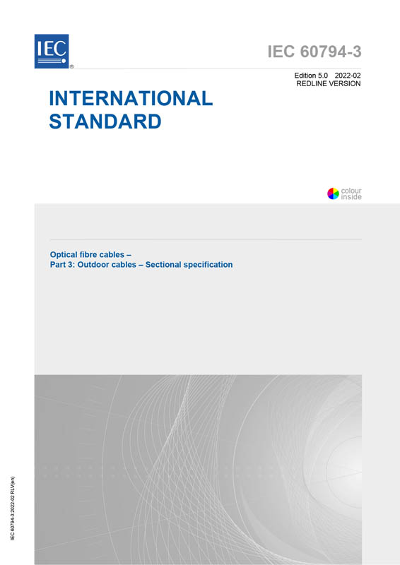 Cover IEC 60794-3:2022 RLV